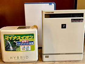 空気清浄機・加湿器・除湿器
